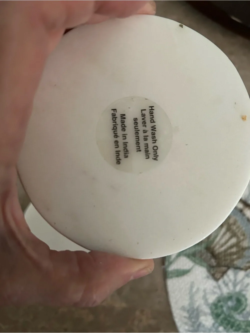 6 Round Marble Coasters -From India